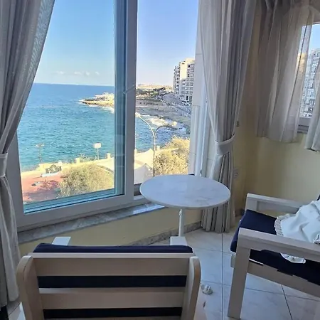 Apartmán Front Sea View 3 Bedroom 2 Bathrooms At Promenade S7 Sliema