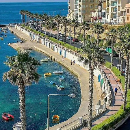 Front Sea View 3 Bedroom 2 Bathrooms At Promenade S7 * Sliema